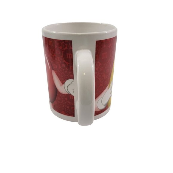 M&M’s Yellow and Red 12 Oz Official Licensed Ceramic Coffee Cup Mug - Picture 10 of 16